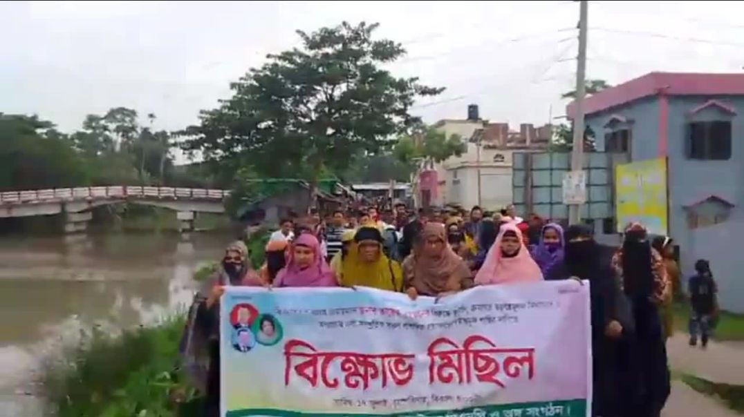 ⁣তারেক রহমানকে নিয়ে মিথ্যা অপপ্রচার এর প্রতিবাদে ঝালকাঠির কাঁঠালিয়াতে বিক্ষোভ মিছিল।