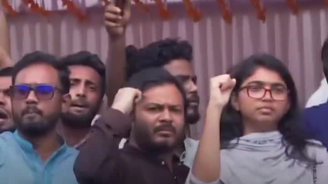 ⁣গোপালগঞ্জে এনসিপির জুলাই পদযাত্রা সমাবেশ