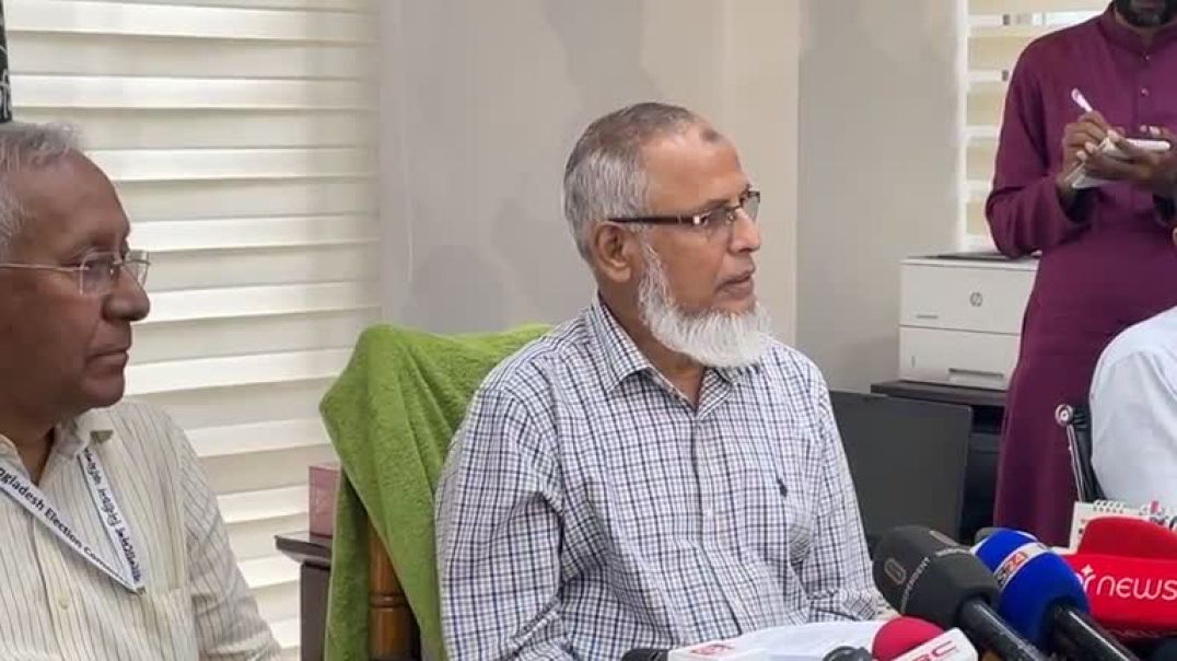 ⁣নির্বাচনের সিমানা নিয়ে কথা বলছেন ইসি