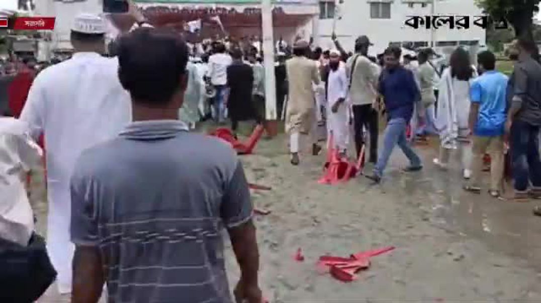 ⁣উত্তেজনার মধ্যেই গোপালগঞ্জ শহরে এনসিপি নেতারা