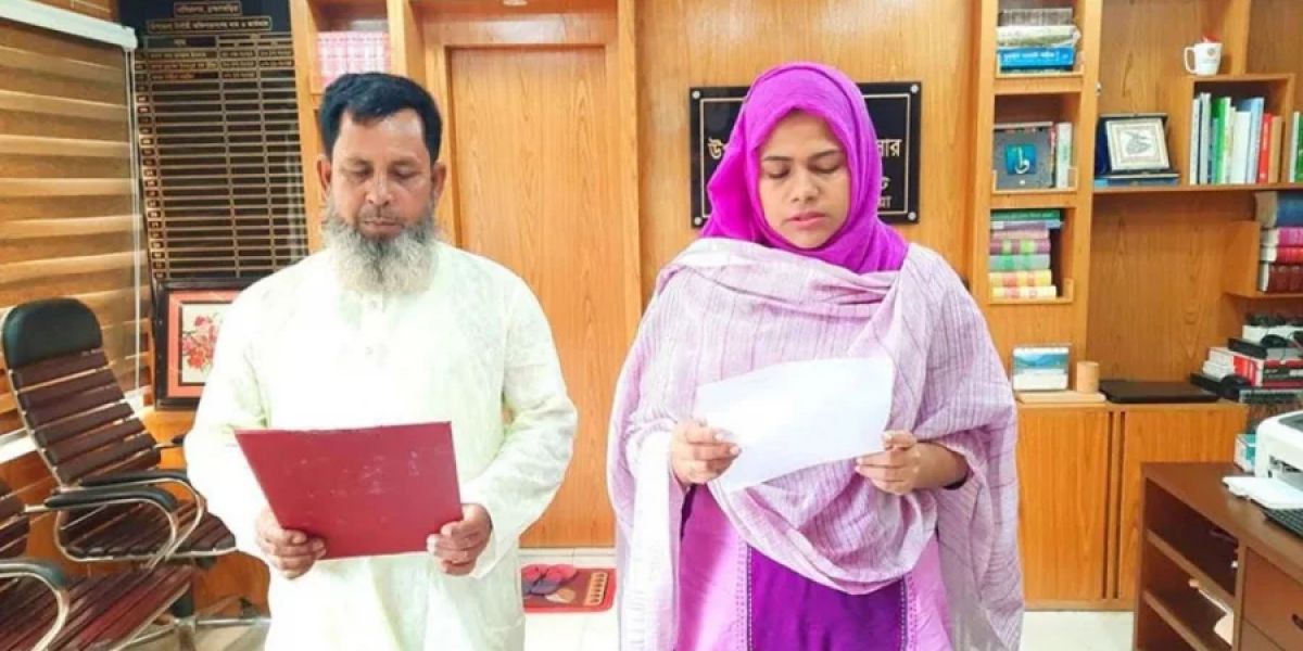 ৩ বছর সাত মাস পর জয়ী হয়ে ইউপি সদস্য হিসেবে শপথ নিলেন মোহাম্মদ বাচ্চু মিয়া..