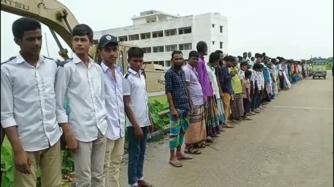 ⁣সুনামগঞ্জের জামালগঞ্জে শালিসি ব্যাক্তি শামছুল হকের উপর চাঁদা দাবির মিথ্যা সংবাদ সম্মেলনের প্রতিবাদে 