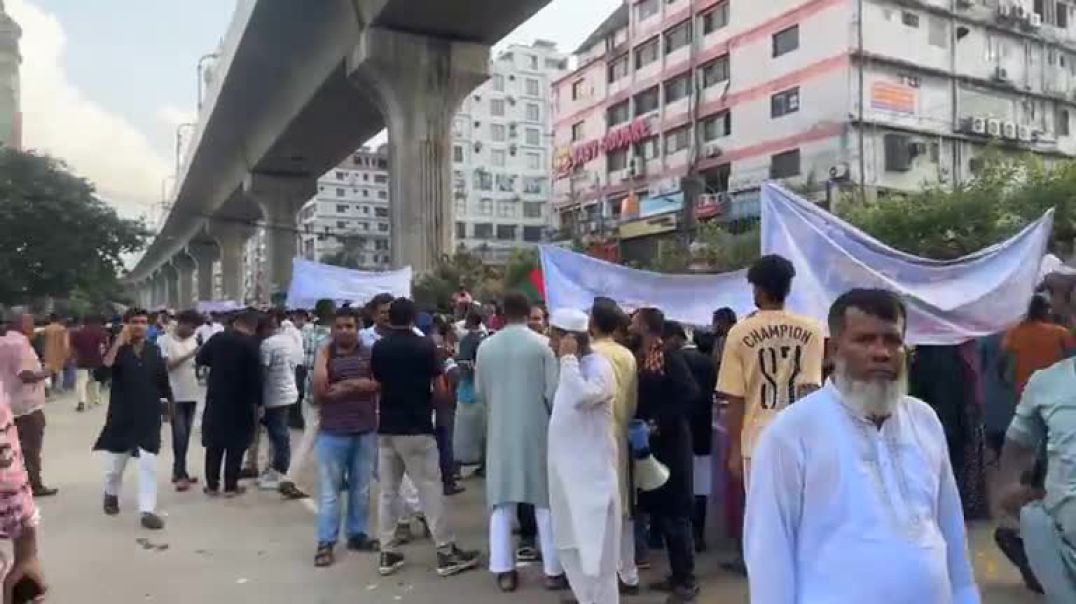⁣২৪-এর গ'ণ'অ'ভ্যু'ত্থা'নে ঢাকা  মহানগর উত্তর বিএনপির মৌন মি'ছি'ল, 