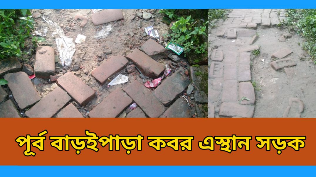 ⁣আশুলিয়া পূর্ব বাডইপাড়া সামাজিক গোরস্থানের সড়ক এর বেহাল অবস্থা #আই_নিউজ_বিডি