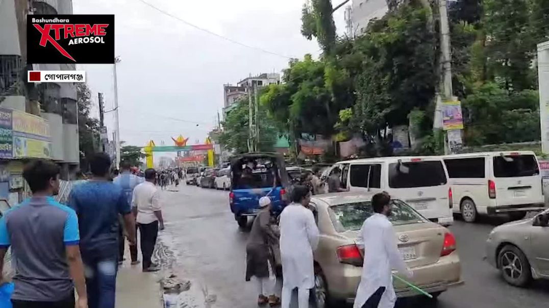 ⁣কড়া নিরাপত্তা নিয়ে গোপালগঞ্জে এনসিপি নেতারা