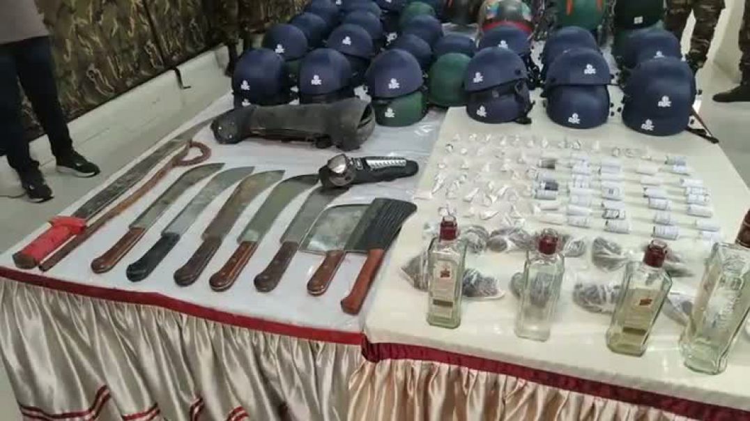 ⁣জেনেভা ক্যাম্পে সেনাবাহিনীর অভিযানের পর যা পাওয়া গেল