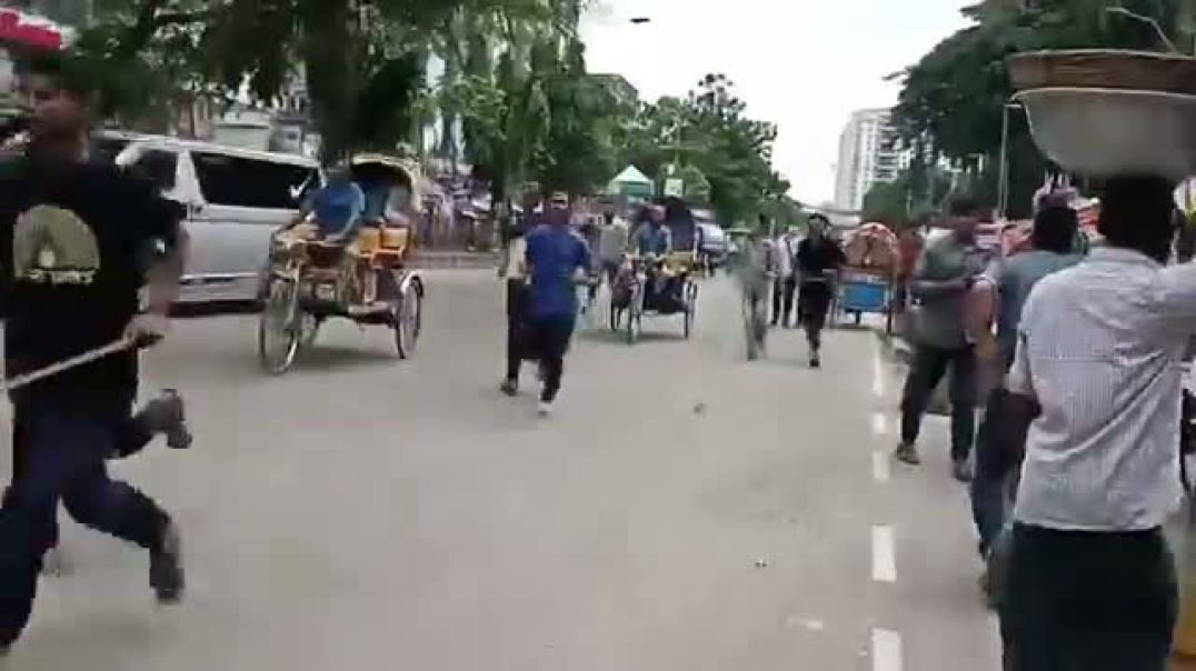 ⁣ঢাকা কলেজ ও ঢাকা সিটি কলেজের মধ্যে সংঘর্ষ।