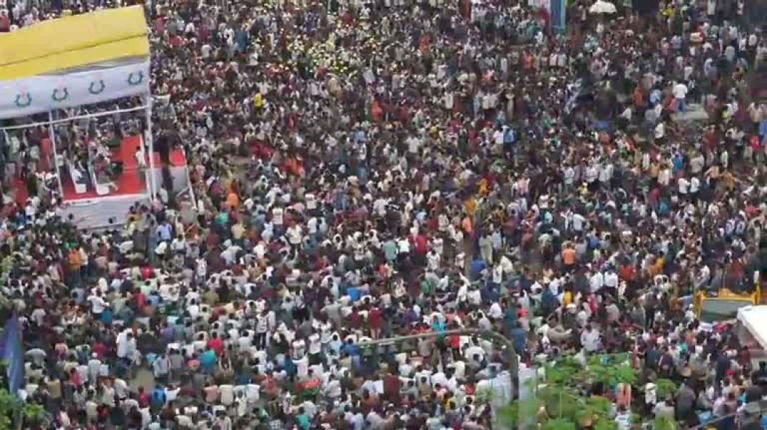 ⁣পাখির চোখে ছাত্রদলের সমাবেশ সরাসরি