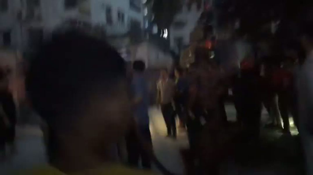 ⁣মহাখালীতে পেট্রোল পাম্পে আগুন