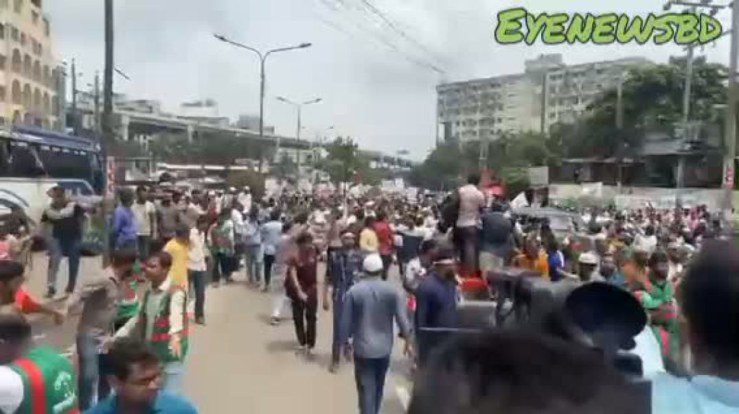 ⁣৩৬ শে জুলাই গণ অভ্যূত্থান দিবস পালনে জামাতের জনসমুদ্র