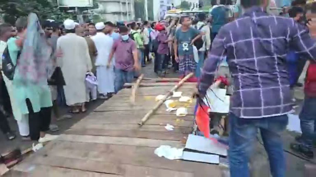 ⁣জুলাই আ'হতদের দুই পক্ষের সংঘর্ষ, উত্তাল শাহবাগ, সরাসরি
