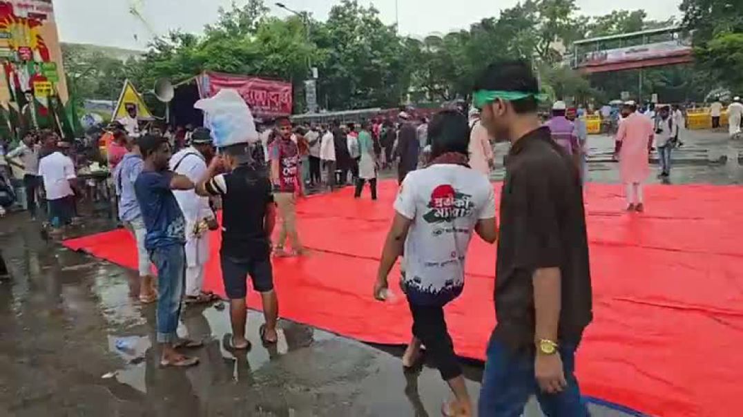 ⁣শাহবাগে আবারও আন্দোলনে জুলাই আহতরা
