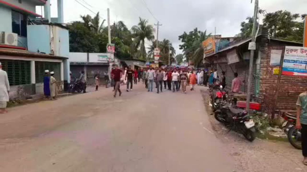 ⁣রাজাপুরে বিএনপি ও যুবদলের পাল্টাপাল্টি সমাবেশে ১৪৪ ধারা জারি যুবদলের বিক্ষোভ মিছিল।