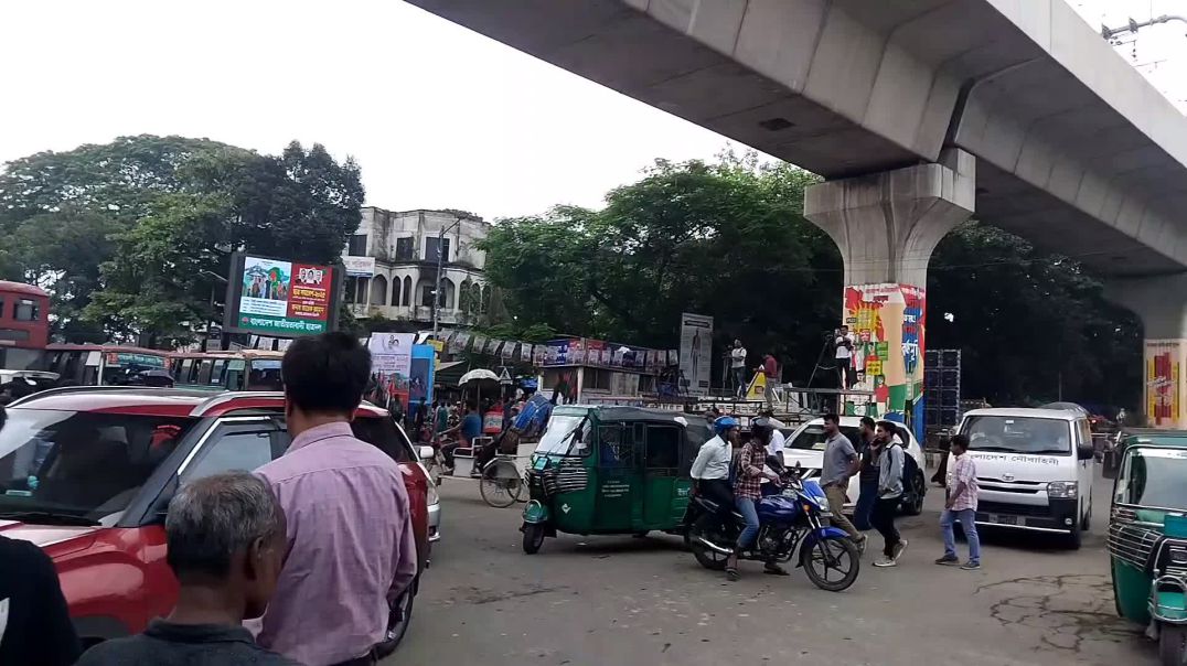 ⁣মঞ্চ প্রস্তুত ছাত্র সমাবেশের ।