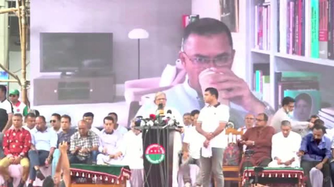⁣সরাসরি জুলাই গণ-অভ্যুত্থানের বর্ষপূর্তি উপলক্ষে ঢাকার শাহবাগে জাতীয়তাবাদী ছাত্রদলের সমাবেশ