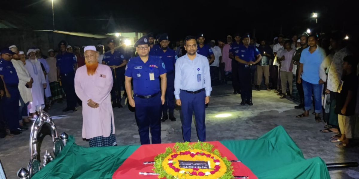 বীর মুক্তিযোদ্ধা শরীফ উদ্দিন সরকারের দাফন সম্পন্ন