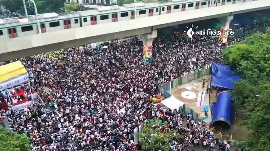 ⁣ঢাকায় ছাত্রদলের জনসমুদ্র....