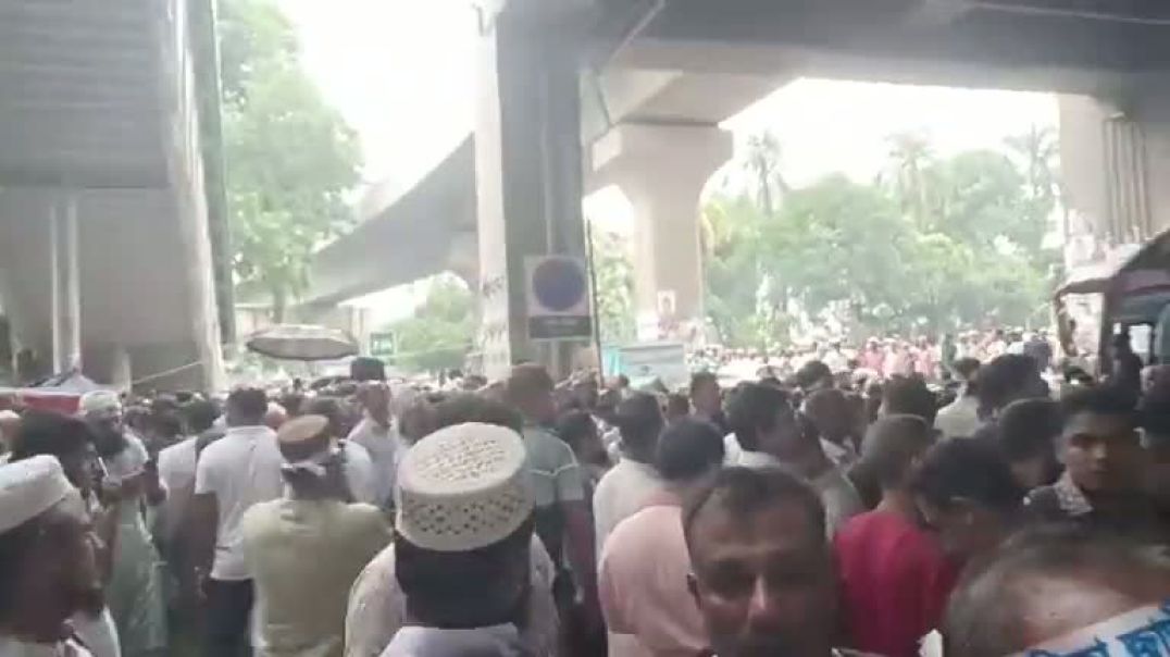 ⁣জাতীয়করণের দাবিতে এমপিওভুক্ত শিক্ষকদের মহাসমাবেশ