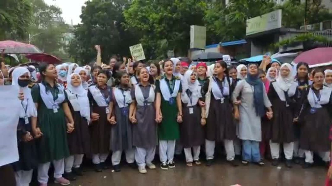 ⁣উত্তরায় আজও রাজপথে নেমেছেন শিক্ষার্থীরা