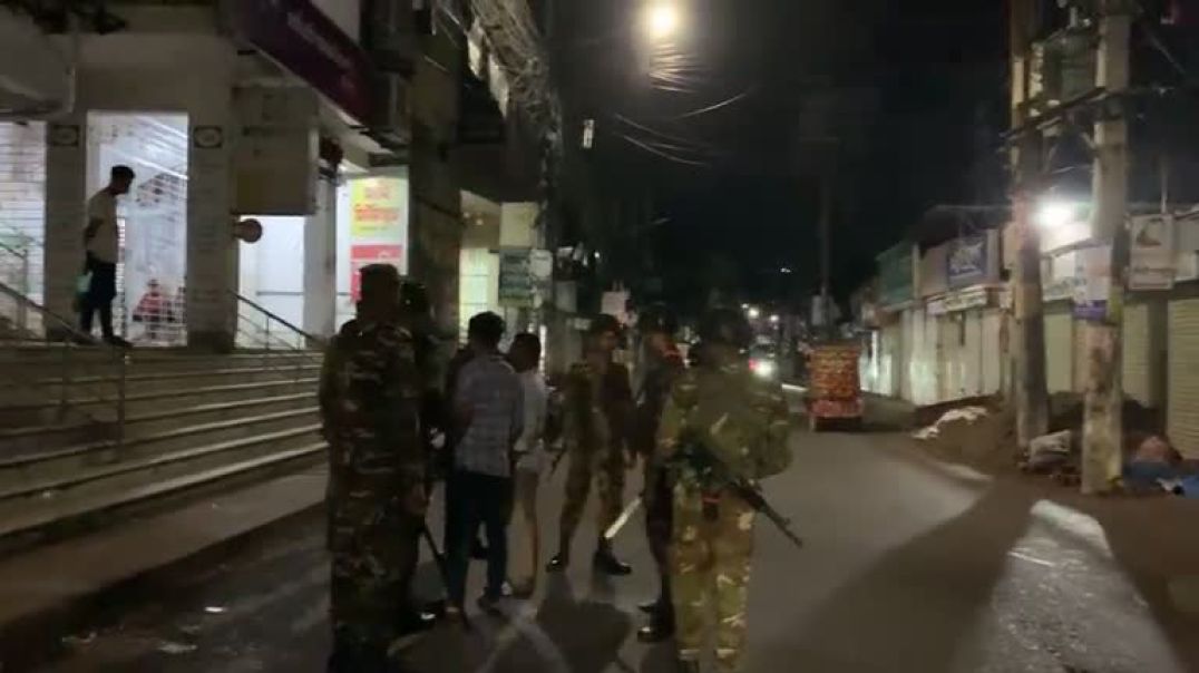 ⁣সরাসরি কুমিল্লা মহানগরে চলছে যৌথবাহিনির চেক পোস্ট