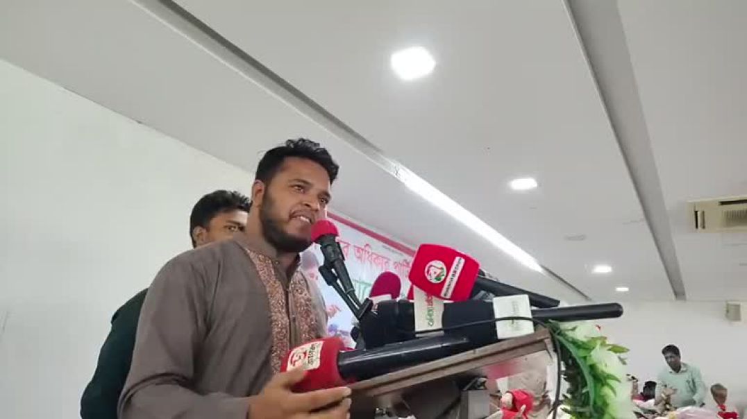 ⁣গন অধিকার পরিষদের উচ্চতর সদস্য মাহফুজুর রহমান খান