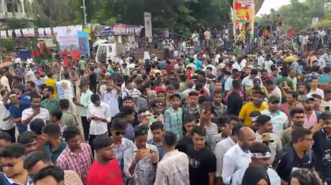 ⁣Live ছাত্রদলের স'মা'বে'শের প্রস্তুতির সবশেষ পরিস্থিতি.hd